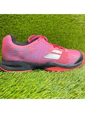 Babolat Jet All Court Girls Size 6Y Pink Black Athletic Running Shoes Sneakers